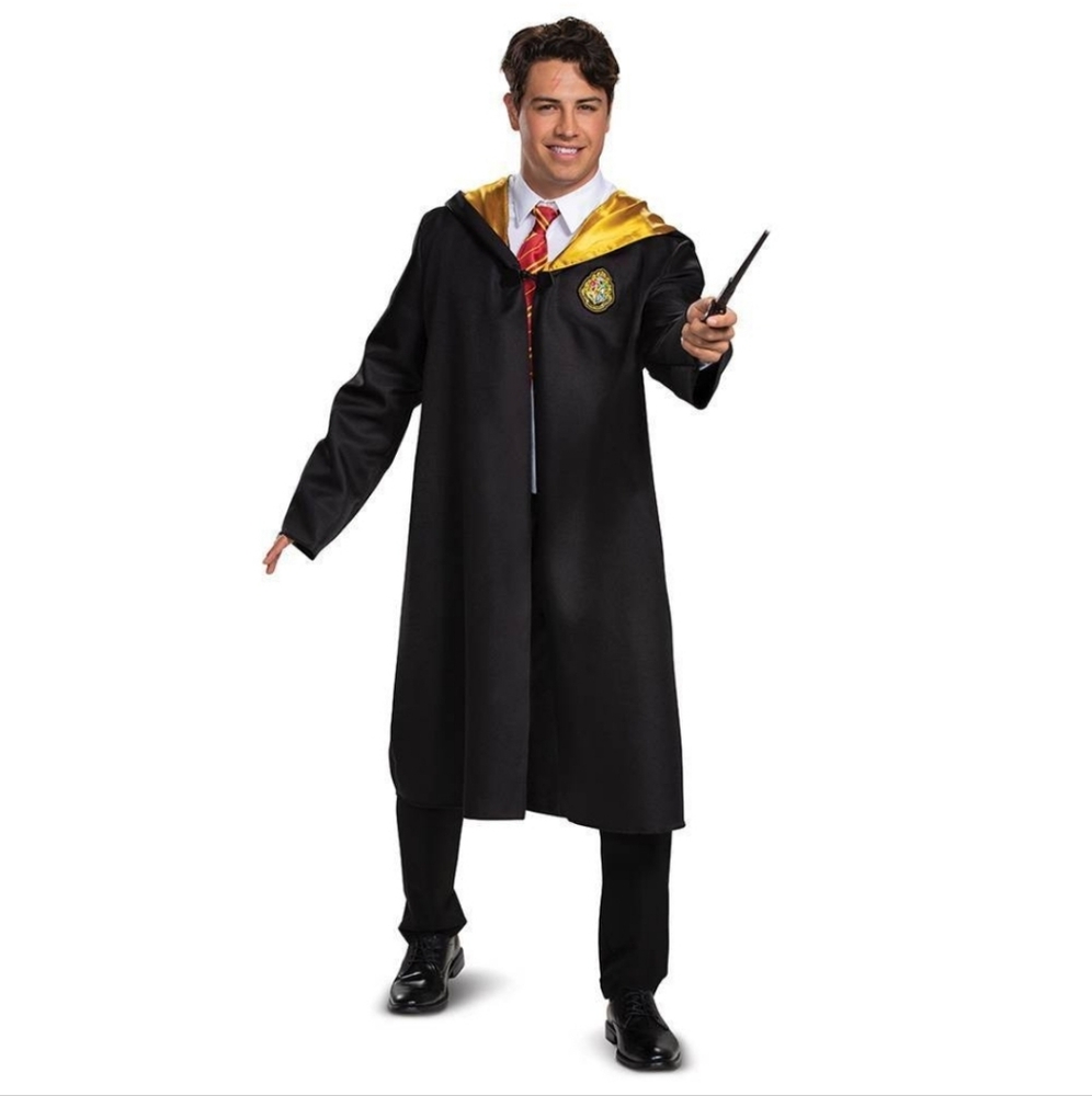 NWOT Warner Bros Harry Potter Adult Hogwarts Costume Cosplay Robe OS